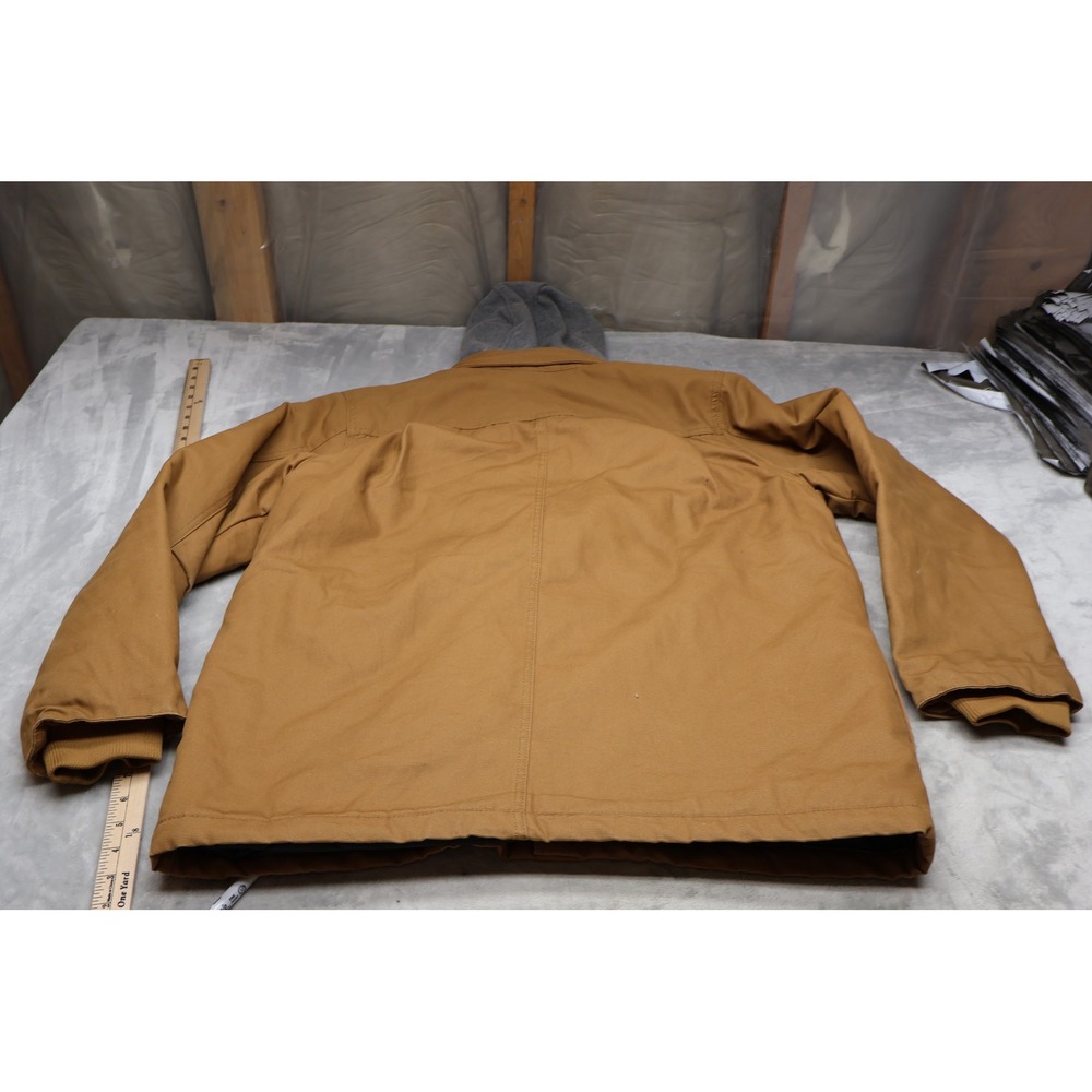 Dickies Jacket Mens XL Brown Canvas Quilted Lining Rugged Durable Winter Utility - Picture 8 of 15